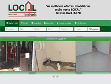 Tablet Screenshot of localimoveisaracatuba.com.br